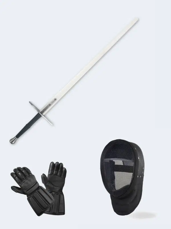 HEMA Başlangıç Seti – Apprentice Pack, Sentetik Longsword + Maske + Kevlar Eldiven 