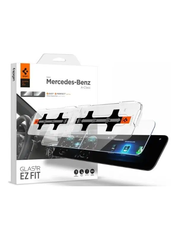 Spigen GLAS.tR “EZ Fit” Temperli Cam Seti – Mercedes A-Class 2020 / 2021 (AGL03631)