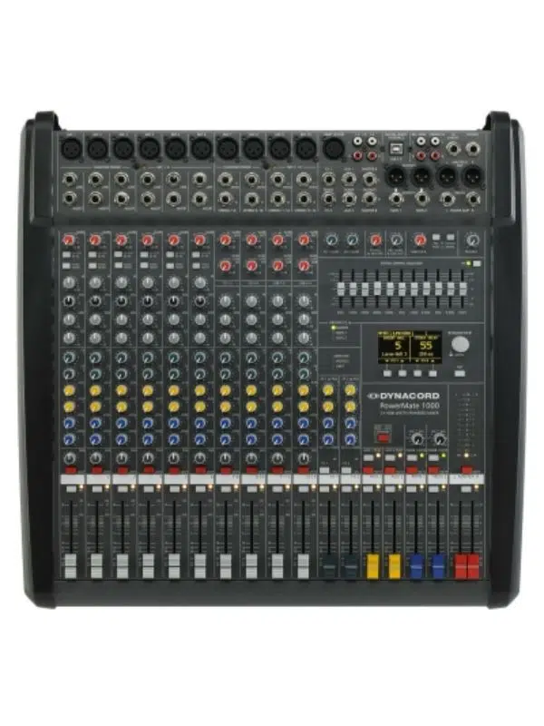 Dynacord PowerMate 1000-3 10 Kanal 2 x 1000 Watt Anfili Mikser