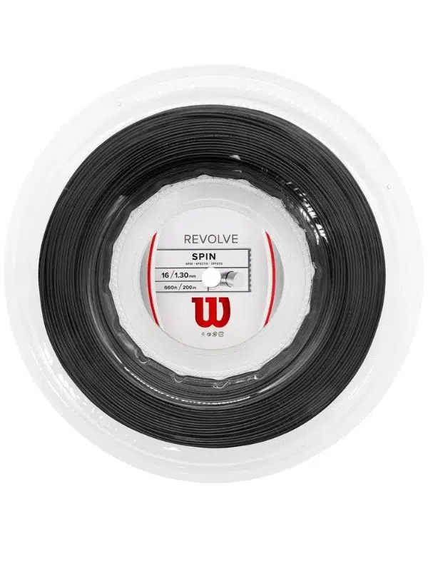 Wilson Revolve 16 (1.30mm) Siyah Tenis Raket Teli – 200m / 660ft makara