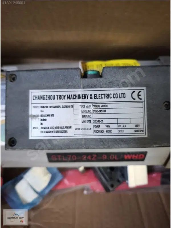 STL70-24Z-9.0L CNC Motoru 9kW Spindle Motor