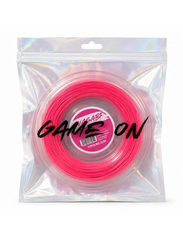 Toroline Wasabi Tenis Tel Makarası 1.23mm Neon Pembe – Spin ve Güç İçin İdeal 
