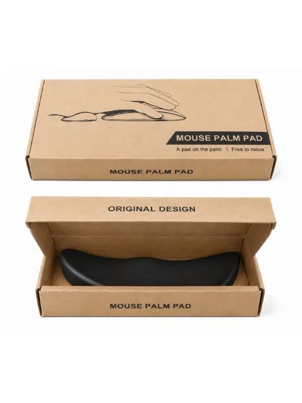 Silikon Fare Bilek Dayağı Koruyucu Ergonomik Mouse Pad Siyah – Konforlu ve Kaymaz Tasarım