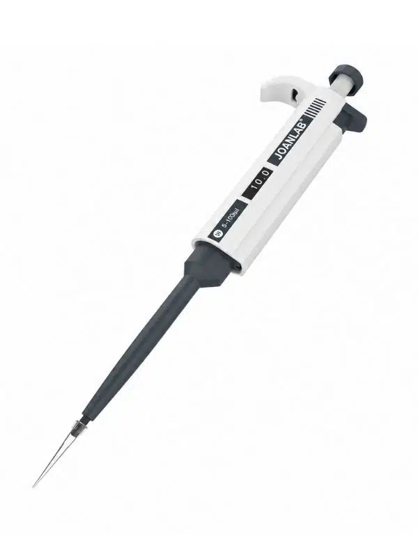 JOANLAB 0.5–10 µl Tek Kanallı Manuel Mikropipet – Hassas Laboratuvar Pipeti