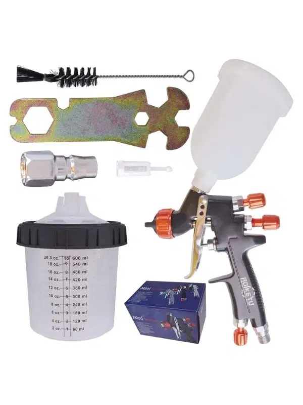 Profesyonel HVLP Boya Tabancası – 1.2mm Nozul, 250ml Hazne