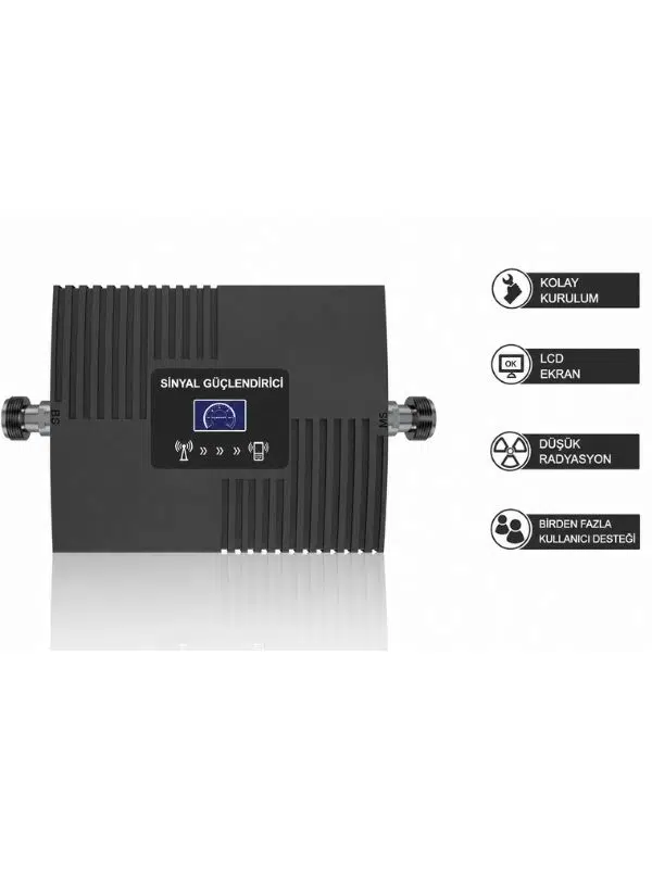GOBOOST 4G Sinyal Güçlendirici DCS 1800MHz Band 3 LCD Tekrarlayıcı