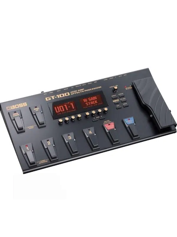 Boss GT-100 Gitar Efekt İşlemcisi – Çoklu Efekt & Amfi Modelleme