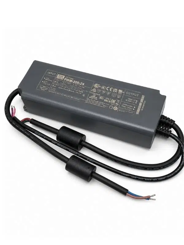 MEAN WELL PWM-200-24 LED Sürücü – 200W IP67 Güç Kaynağı