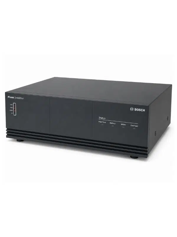 Bosch LBB 1938/20 Plena Güç Amplifikatörü – 480W EN54-16 Sertifikalı Seslendirme