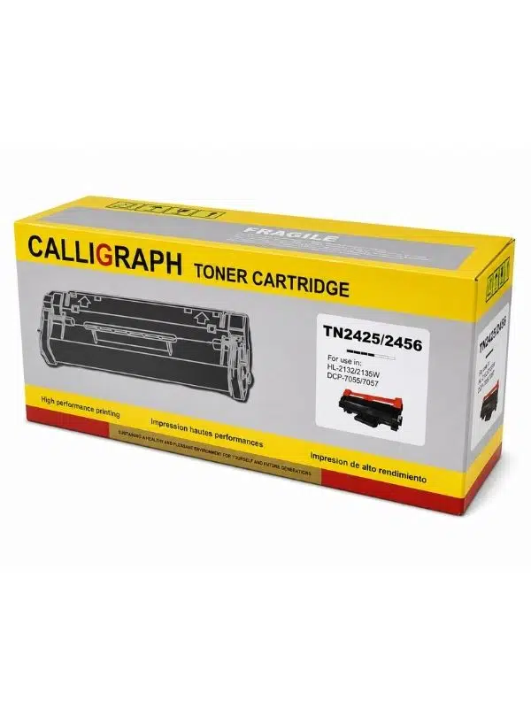 Calligraph Brother TN‑2456/2425 Muadil Siyah Lazer Toner 3000 Sayfa