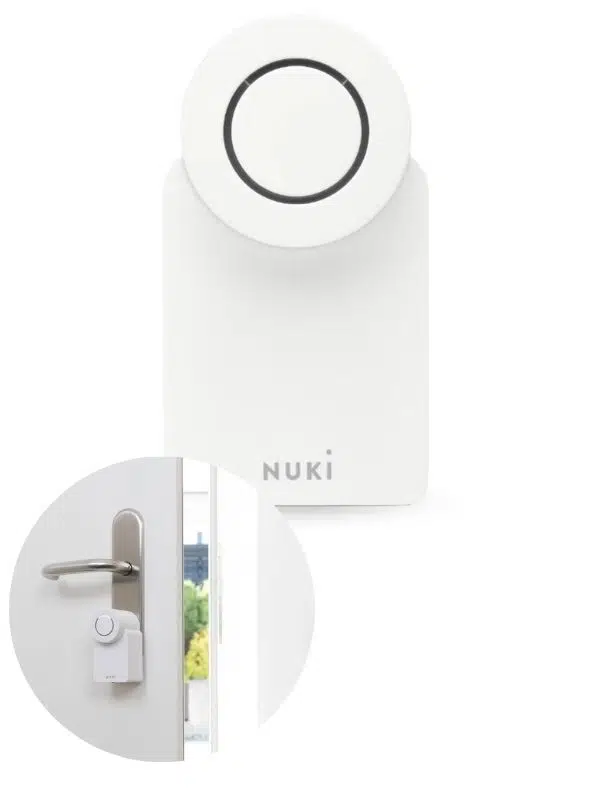 Nuki Smart Lock 3.0 – Akıllı Kapı Kilidi, Uzaktan Kontrol ve Otomatik Kilitleme