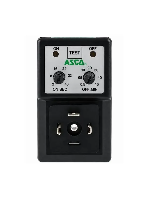 Emerson ASCO Zaman Saati | 24-240V AC/DC | Dakika & Saniye Ayarlı | Endüstriyel Elektronik Timer