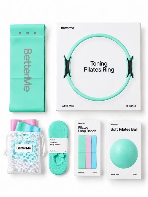 BetterMe Pilates Essential Kit – 5 Parça Pilates Halkalı Set