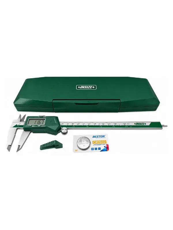 INSIZE 1108-200C Dijital Kumpas 0-200 mm / 0-8 inç Hassas Ölçüm Aleti 114747