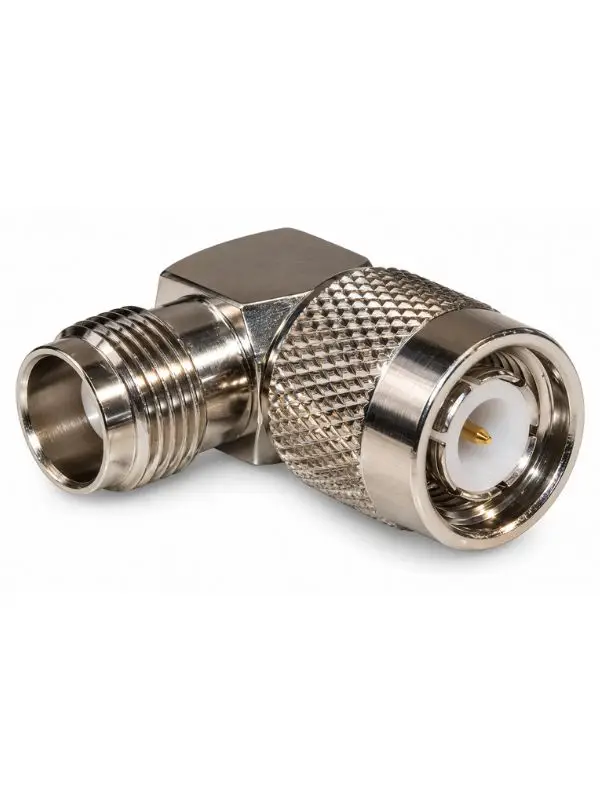 Amphenol RF 122352 TNC Erkek - Dişi 90 Derece Dik Açılı Koaksiyel RF Adaptör 50 Ohm 794324