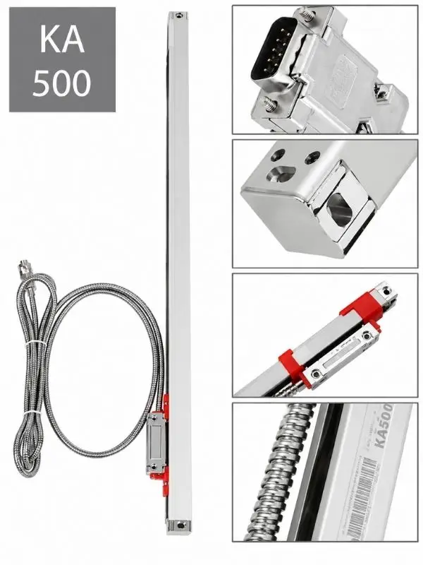 SINO KA500 Cam Cetvel 5V 3 Metre Kablolu Lineer Ölçek DRO Enkoder