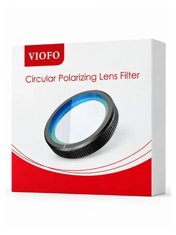 VIOFO CPL Polarize Lens Filtre A139 T130 A229 Araç Kamerası Parlama Önleyici