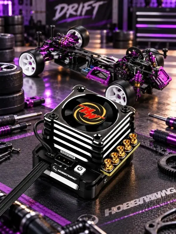 Hobbywing XeRun XD10 Pro ESC 30112614 1/10 Sensörlü RC Drift Hız Kontrol Cihazı