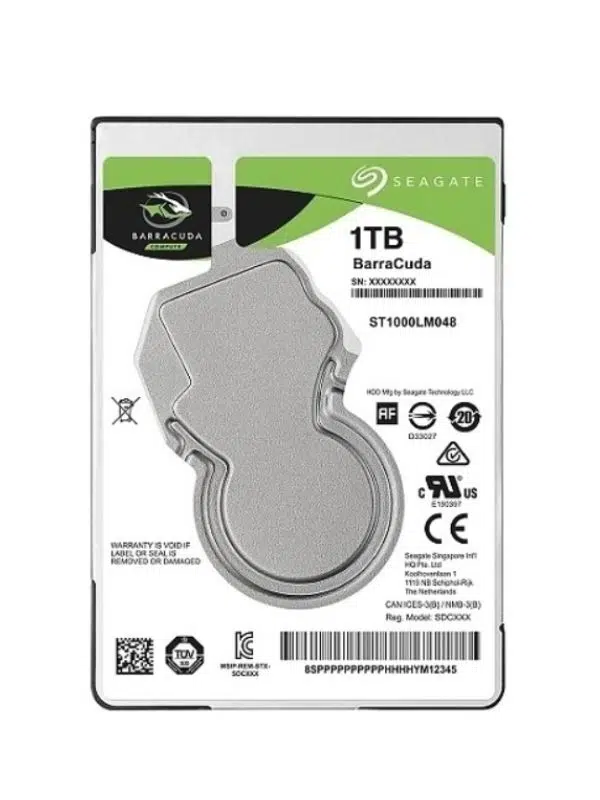 Barracuda 2,5" 1tb 128MB ST1000LM048, 5400RPM, Notebook HDD