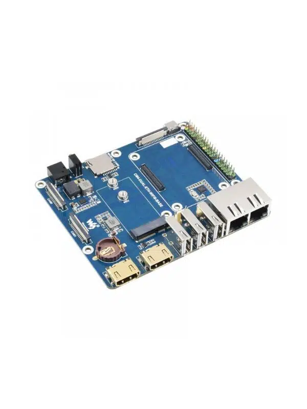 Waveshare Raspberry Pi CM4 Dual ETH Base Board (WiFi6 Destekli)