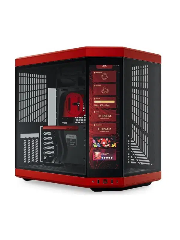 Y70 Touch CS-HYTE-Y70TI-RB E-ATX Oyuncu Kasası - Kırmızı