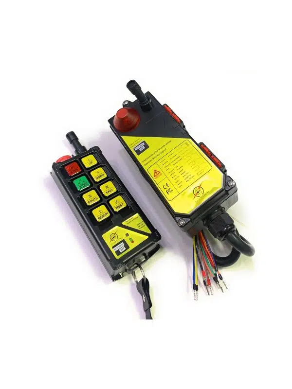 Litost YTK‑SF6 Kablosuz Vinç Kumandası su geçirmez, 8 tuşlu RF uzaktan kumanda sistemi