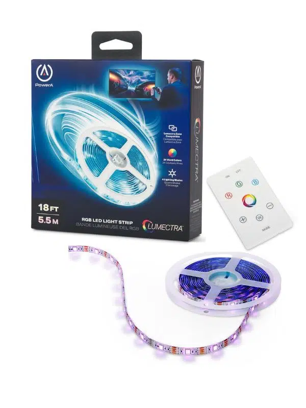 PowerA Lumectra RGB LED Işık Şerit – (5,5 metre)