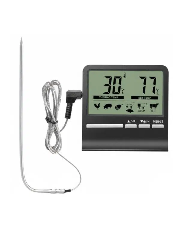 Dijital Pişirme Termometresi Et Gıda Sıcaklığı Test Cihazı, Et Isı Ölçer