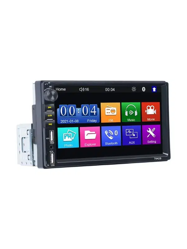 RK-7042B 7” Dokunmatik Ekran MP5 Oto Radyo – Bluetooth, FM, Mirror Link, Geri Görüş Kamerası Destekli