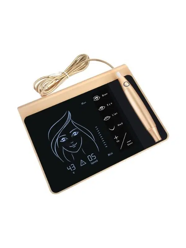  Profesyonel Şarjlı Dijital Ekranlı Kaş Dudak Eyeliner Kalıcı Makyaj Cihazı