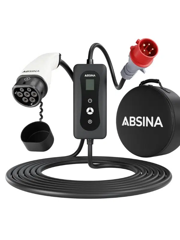 Absina Mobile Wallbox 3,7 kW, Tip 2 ve CCS, 480V CEE