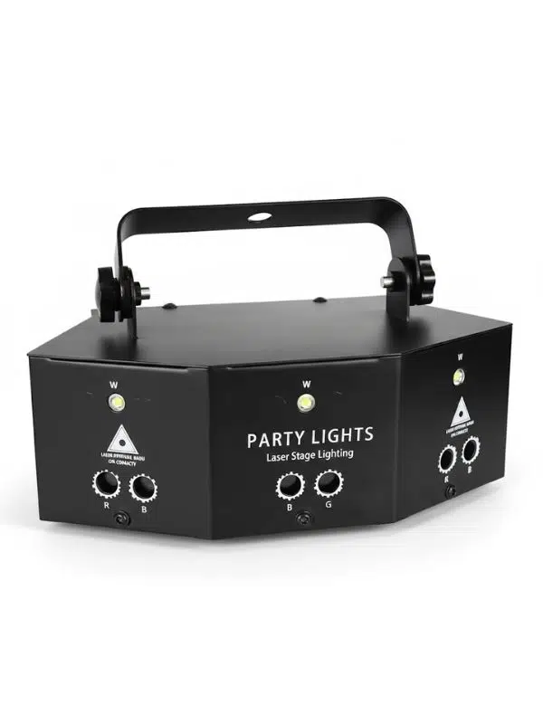 9 Göz RGBW 10W LED DJ Sahne Işığı – DMX512 Ses Aktif