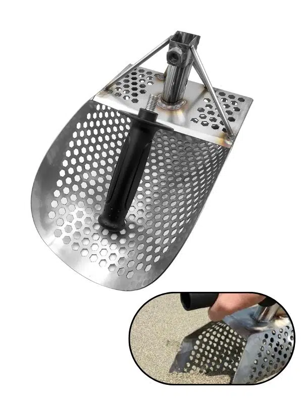 HUIOP Paslanmaz Çelik Plaj Kum Küreği | Metal Dedektör Aksesuarı