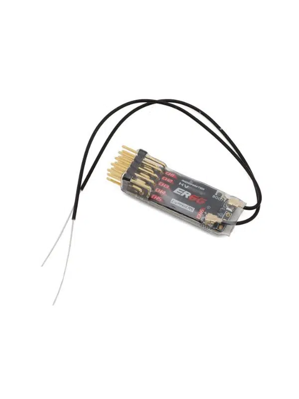 RadioMaster ER6-G ExpressLRS 2.4GHz 6 Kanal RC Alıcı – Drone ve Uçak için PWM Receiver