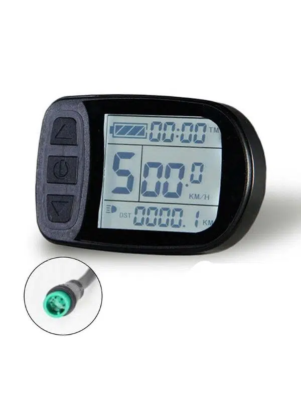 KT LCD5 Elektrikli Bisiklet Ekran Paneli | 24V-36V-48V Uyumluluk