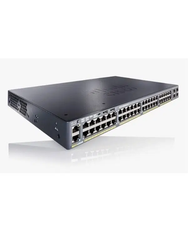 Cisco WS-C2960X-48FPD-L V08 48-Port Gigabit PoE+ Ethernet C2960X-Stack - Tested
