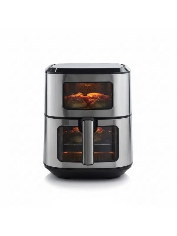 6.5 Litre Dijital Çift Hazneli Airfryer – Akıllı Dokunmatik Kontrollü Yağsız Fritöz