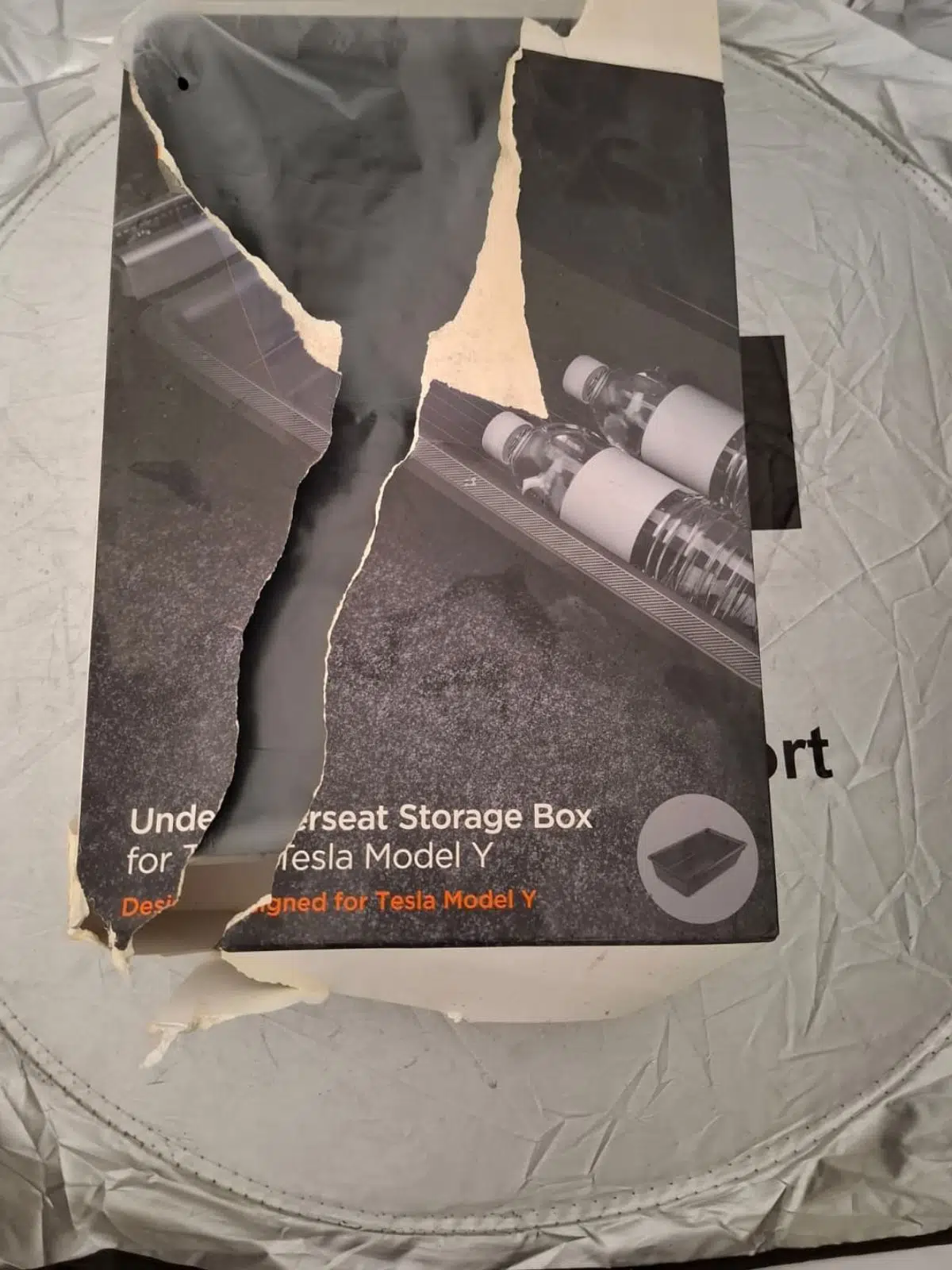 Tesla Model Y 2025 Juniper Model Y 2024-2023 Model 3 Koltuk Altı Saklama Kutusu Black - ACP05757  
