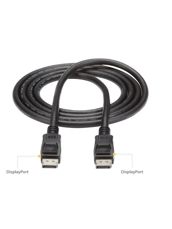 StarTech DisplayPort Kablo 2m – 4K Destekli DisplayPort 1.2 DP to DP Bağlantı Kablosu (6ft)