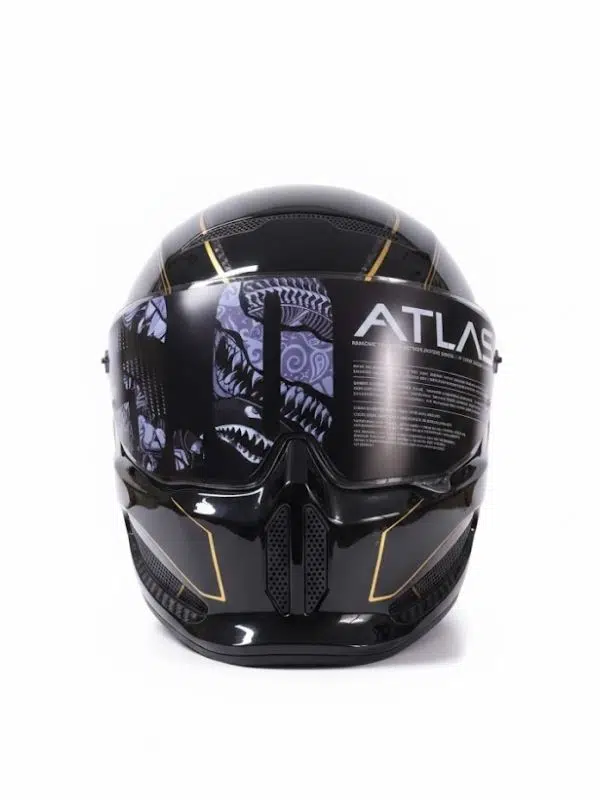 Ruroc Atlas 3.0 Carbonized Titan XXL Kapalı Motorsiklet Kaskı
