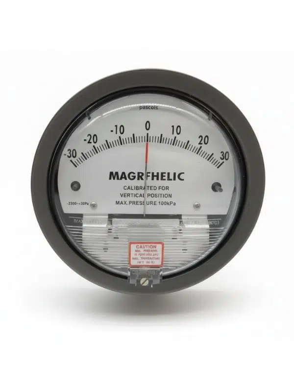 +/-30PA Dijital Analog Diferansiyel Basınç Ölçer | Yüksek Hassasiyetli Negatif Basınç Göstergesi