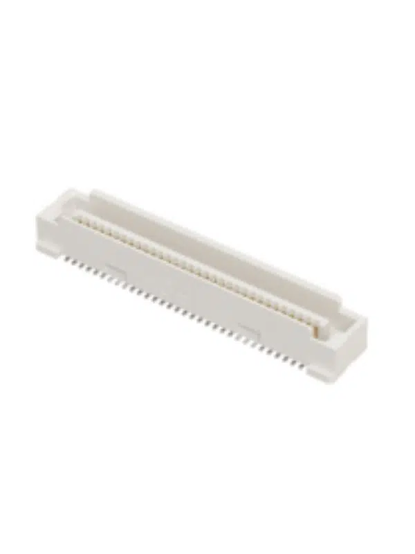 Amphenol Bergstak® serisinin 0.80mm pitch, board-to-board vertical header modeli