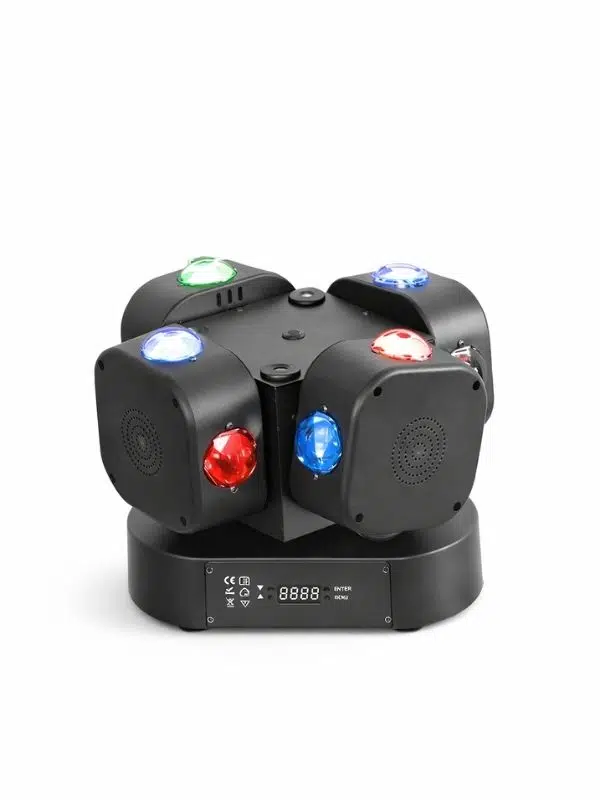 DJ Disko 200W LED Lazer Hareketli Kafa Işık 16x Dönen Işın RGB Sahne Işığı