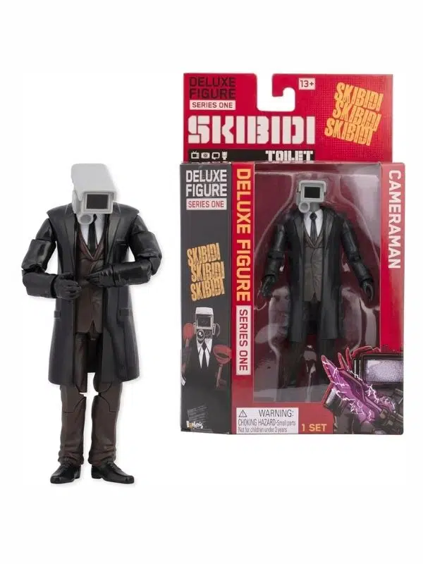 Skibidi Toilet Deluxe 15 cm Kameraman Koleksiyon Figürü – Resmi Lisanslı Oyuncak