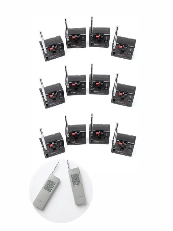 12 Adet Ateşleme Sistemi, 2 Adet Uzaktan Kumanda, Hava Gösterileri için Ateşleme Sistemi