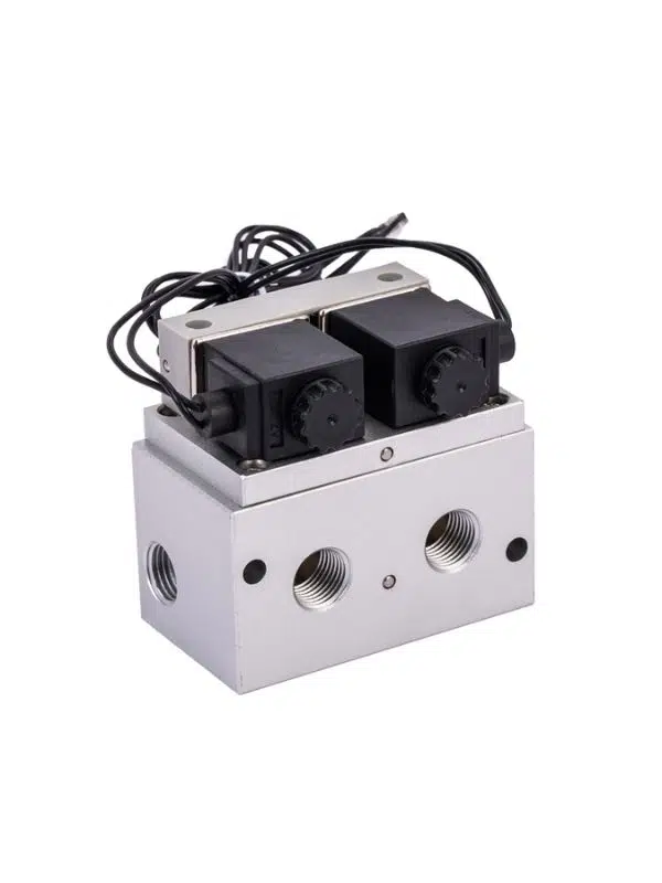 Medikal Oksijen Konsantratörü için 4/2 Yollu Pilot Diyaframlı Solenoid Valf – 12V/24V DC