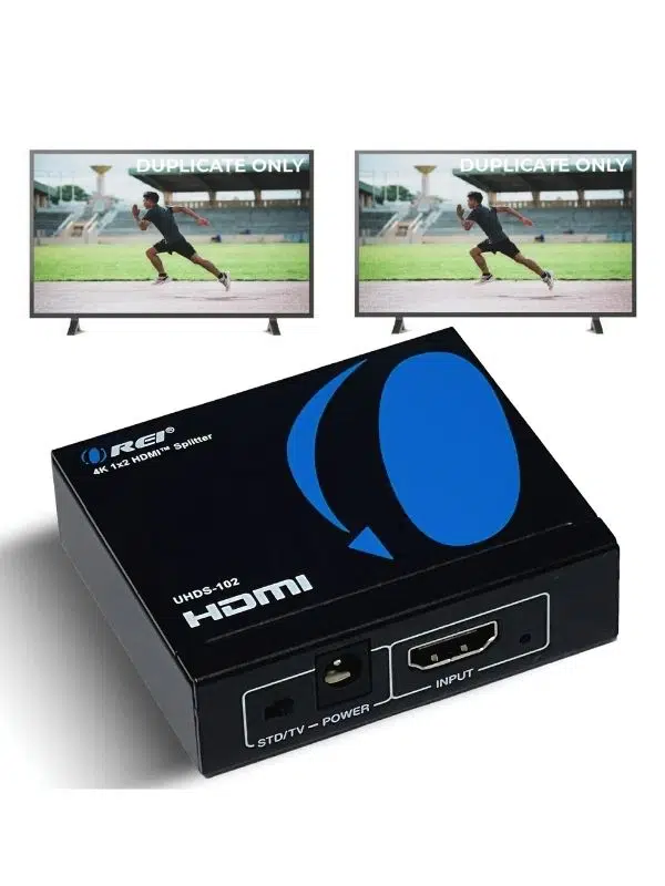 OREI UHD102 4K UltraHD 1x2 HDMI Splitter HDCP 2.2 HDR Destekli