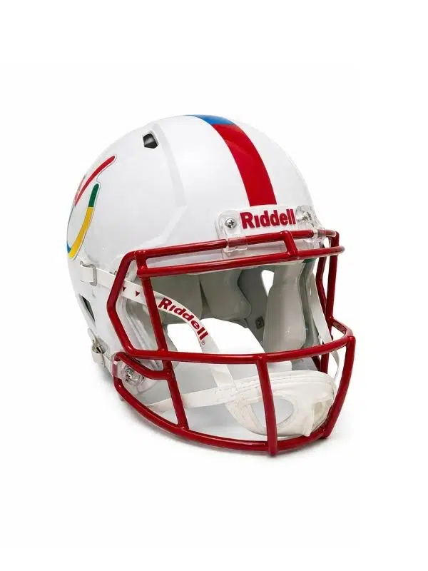  Speed Authentic Amerikan Futbol Kaskı, L Beden, Softcup 4 Noktalı Çene Kayışı