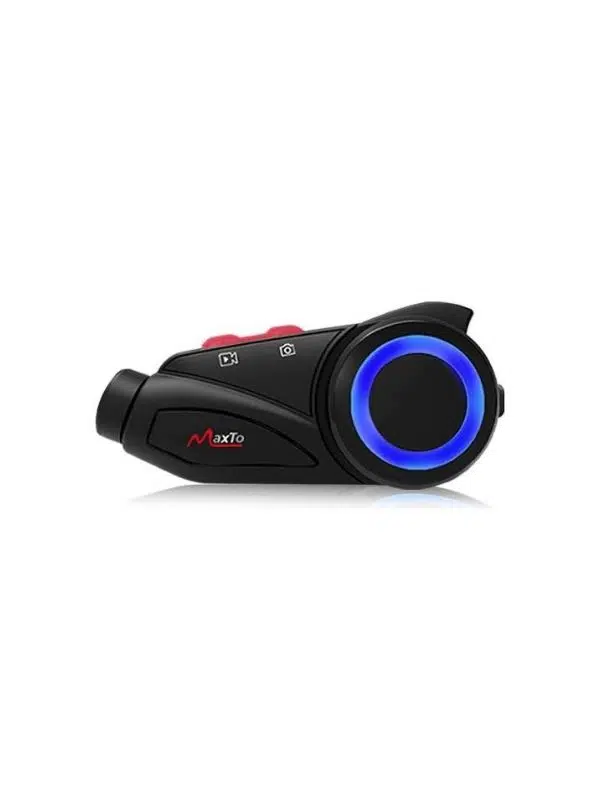 Maxto M3S 2K HD Kameralı Motosiklet Kask Intercom – Bluetooth, IPX7 Su Geçirmez, 1440P Video