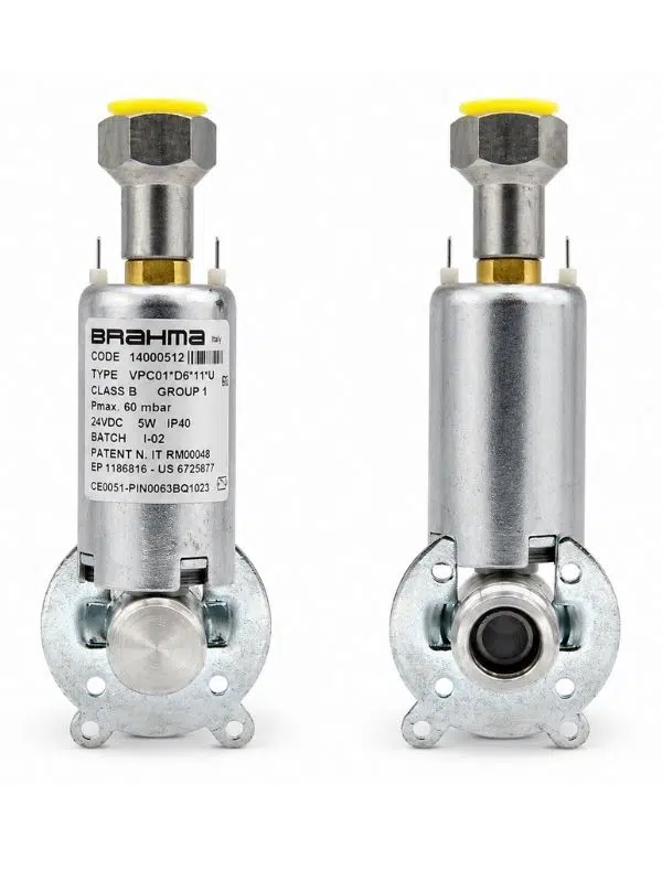 BRAHMA VPC01 Gaz Solenoid Valfi – Endüstriyel Brülör ve Isıtma Kontrolü
